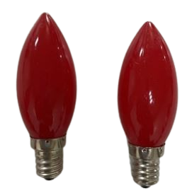 PLAIN RED 107 PILOT BULB WHITE