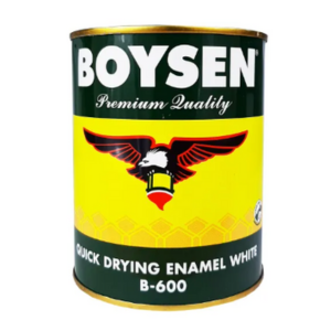 BOYSEN QUICK DRYING ENAMEL WHITE B600 1L