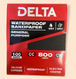 DELTA SANDPAPER G800