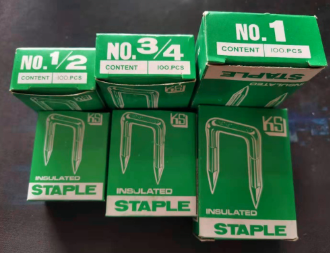 INSULATED STAPLE 1/2 (BOX)
