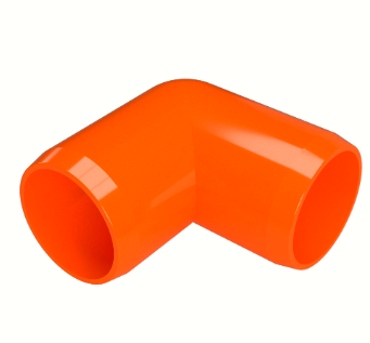 PVC ORANGE SHAFT ELBOW 1/2