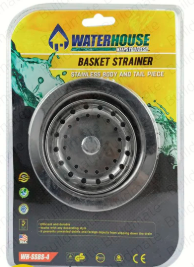 WATERHOUSE BASKET STRAINER STAINLESS BODY