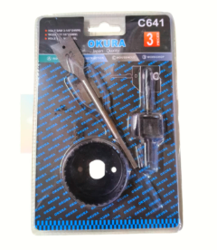 OKURA HOLE SAW SET 3PCS