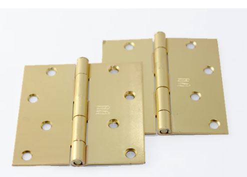 SENK BRASS PLATED LOOSE PIN HINGES '4