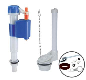 SHARK TOILET TANK FITTINGS COMPLETE SET B
