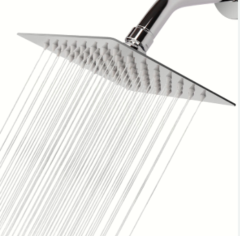 WATERHOSE RAIN SHOWER SQUARE CHROME