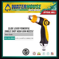 WATERHOUSE SLIDE LEVER POWERFUL SINGLE SHOT AQUA GUN NOZZLE