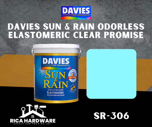 DAVIES SUN & RAIN ODORLESS ELASTOMERIC CLEAR PROMISE (SR-306)