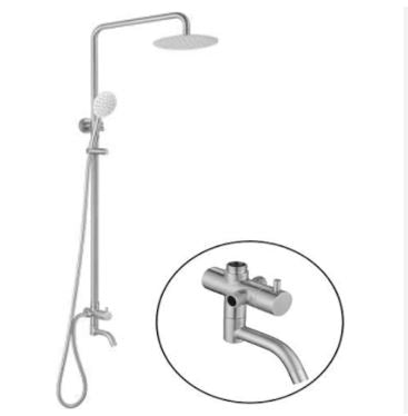 WATERHOUSE STAINLESS 304 COMPLETE SHOWER SET ROUND