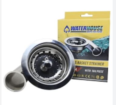 WATERHOUSE STAINLESS SINK STRAINER W/TAILPIECE