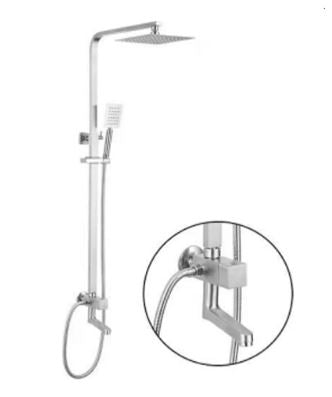 WATERHOUSE STAINLESS COMPLETE SHOWER SET SQUARE