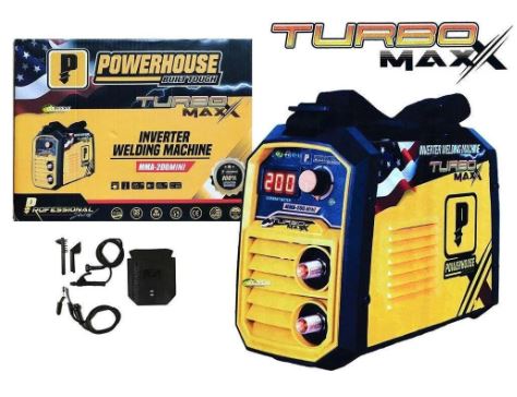POWERHOUSE SYNERGIC INVERTER TYPE WELDING MACHINE TURBOMAXX PLUS SERIES 200AMP
