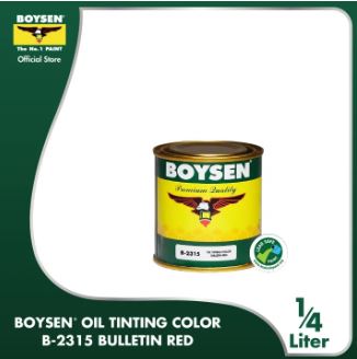 BOYSEN TINTING COLLOR BULLETIN RED 1/4