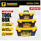 POWERHOUSE TOOLS GUARD SERIES PLASTIC TOOL BOX YELLOW AND BLACK