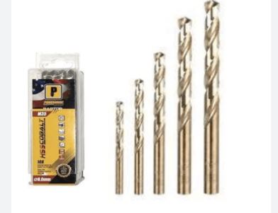 POWERHOUSE ANSI M35 COBALT JOBBER DRILL BIT (TUBEPACK) METRIC