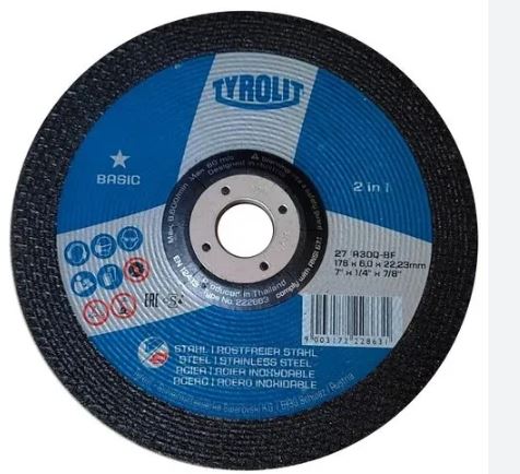 TYROLIT CUT OFF WHEELS SHAPE 27 ''4X1/4