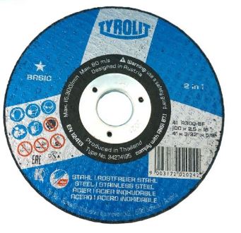 TYROLIT CUT OFF WHEELS SHAPE 41 ''4 X 3/32