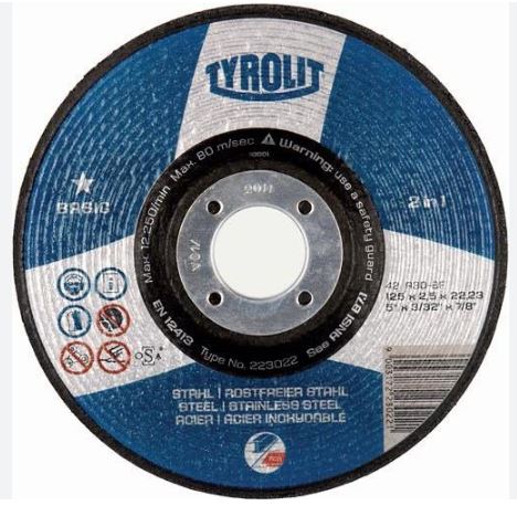 TYROLIT GRINDING DISC 2.5