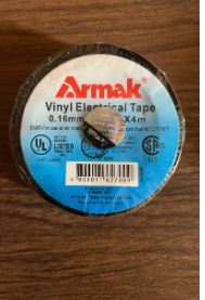 ARMAK VINYL ELECTRICAL TAPE 0.16X19MMX4MM