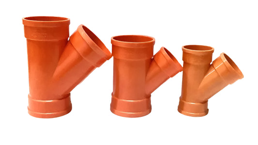 BIO ORANGE FITTINGS WYE 2X2