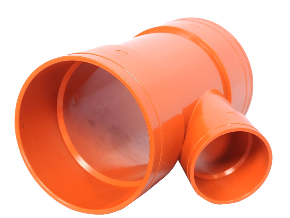 BIO ORANGE FITTING WYE  REDUCER 4X2