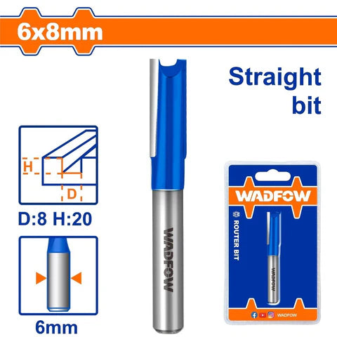 Wadfow  Router Bit  6mm x 7.96(WRG1402)