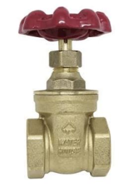 WATERHOUSE BRASS GATE VALVE