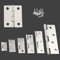 NARROW BUTT HINGES 3"