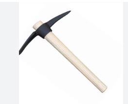 MEGA-PICK MATTOCK(MPICKWD) WOOD HANDLE 9CM